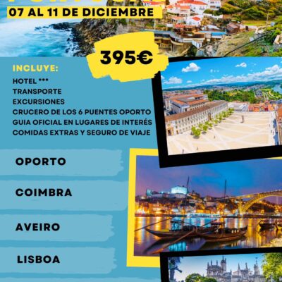 Viaje a Portugal Diciembre 2022
